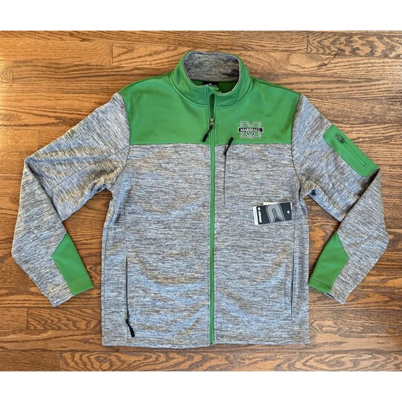Marshall Colosseum Full Zip Up Coat Jacket Medium Thundering Herd University - Picture 1 of 9